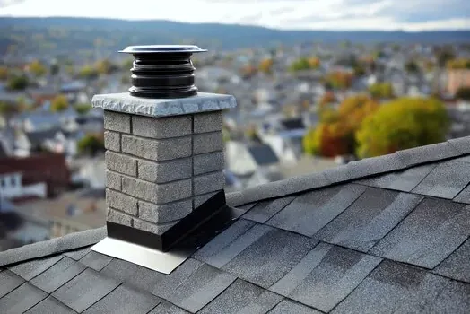 Stone chimney in Sherrills Ford